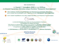 Ένα απόγευμα γιορτής του αθλητισμού στο Δήμο Πεντέλης, για …το «ροζ φύλλο του αγώνα της ζωής». Κυριακή 11 Δεκεμβρίου, 5.30 μ.μ. Τελετή Ονομασίας του Κλειστού Γυμναστηρίου σε «Παναγιώτης Τριανταφύλλου» και παράδοση του νέου σύγχρονου παρκέ